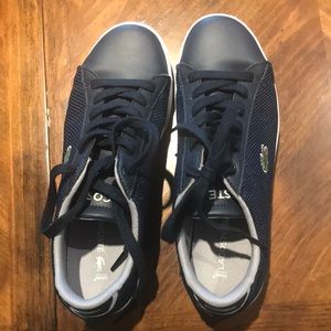 Lacoste boys navy shoes